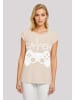 F4NT4STIC Extended Shoulder T-Shirt Gamer Herzschlag in Whitesand