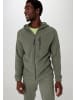 Hessnatur Fleece Jacke in oliv