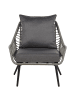 Beliani 7-tlg Bistro Set LAURETO in Grau