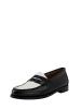 G.H. Bass & Co. Loafer Weejuns Penny in Black and White Leather