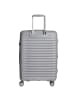 D&N Travel Line 4500+ - 4-Rollen-Trolley M 65 cm erw. (black) in grau