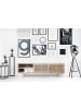 SalesFever Lowboard 150 cm im skandinavischen Design mit Rattan-Front und Stauraum in Natur