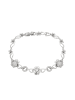 gaya Women Bracelet in Silver White