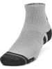 Under Armour Socke "UA Performance Tech 3Pk Qtr" in Grau