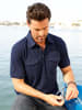 WITT WEIDEN Kurzarm-Poloshirt in marine
