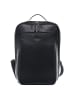 SID & VAIN Leder-Rucksack Leder Backpack Unisex DYLAN in schwarz