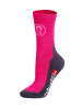 Trollkids halbhohe Wandersocken Trekking Socken "Trekking Mid Cut" in Magenta  