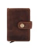Greenburry Vintage Geldbörse RFID Schutz Leder 7.5 cm in brown