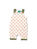 Little Green Radicals Storytime Dungaree Shorts in Cream