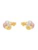 Amor Ohrstecker Gold 375/9 ct in Tricolor