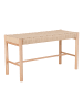 House Nordic Bank ABANO Holz mit geflochtener Sitzfläche 80 cm