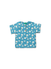 Little Green Radicals Kurzärmeliges Henley-Top in Blau mit lockerer Passform