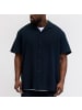 Jack and Jones Hemd Global Waffle Resort Shirt in Navy