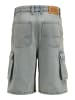JACK & JONES Junior Cargo Shorts in Blue Denim