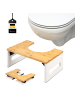 eluno Toilettenhocker weiß