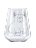 Mr. & Mrs. Panda Glas mit Gravur Corgie ohne Spruch in Transparent