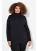 Ulla Popken Shirt in schwarz