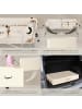 tectake 2 Zonen Massageliege-Set  210 x 95 x 89 cm, beige