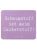 Mr. & Mrs. Panda Mousepad Spruch Zauber der Polsterin mit Spruch in Lavendeltraum