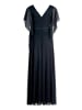 Vera Mont Abendkleid im Glitzer-Look in Dunkelblau/Grau