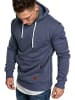 REPUBLIX Kapuzenpullover GRIFFIN in Blau Melange