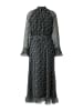 Oui Maxikleid in offwhite black