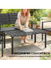 Outsunny Balkonmöbel Set,104L x 71B x 76,5H cm,Schwarz