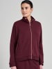 Schiesser Sweatjacke Mix & Relax in burgund