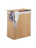 relaxdays 2 x Wäschekorb in Natur - (B)55 x (H)63 x (T)35 cm
