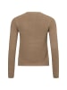 Marie Lund Strickjacke in taupe - 0002