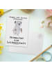Mr. & Mrs. Panda Postkarte Uhrmacher Leidenschaft mit Spruch in Weiß