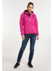 ICEBOUND Damen Strickfleecejacke in Pink Melange