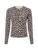 Marie Lund Strickjacke in beige braun - 0002