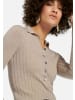 PETER HAHN Pullover new wool in LIGHT TAUPE MELANGE