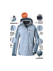 Killtec Funktionsjacke mit abzippbarer Kapuze in Blau3056