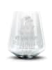 Mr. & Mrs. Panda Glas Vogel Haus mit Spruch in Transparent