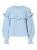 Pieces Strickpullover in Airy Blue