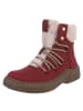 Ital-Design Stiefelette in Weinrot