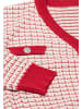 NAEMI Strickjacke in Wollweiss Rot