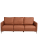 Beliani 3-Sitzer Sofa CILENS in Braun/Grau - (W) 152 x (H) 93 x (L) 73 cm