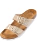 Palado Pantoletten Samos Lack in Lack Beige
