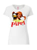 Logoshirt T-Shirt Pippi Langstrumpf Herr Nilsson in altweiss