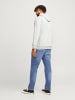 JACK & JONES PLUS Kapuzenpullover in White Melange