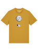 wat? Apparel T-Shirt Funny Spaceman in Ocker