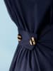 Heine Webkleid in marine