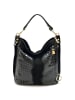 Florence Florence Beuteltasche, Shopper Leder schwarz ca. 41cm
