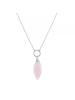 Luxenter Halskette Ayom mit Rhodium-Finish – AYOM