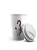 Mr. & Mrs. Panda To Go Becher Pinguin Marienkäfer ohne Spruch in Weiß