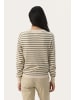 PART TWO Strickpullover GertiePW Relaxed fit in Vetiver Green Stripe
