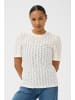 Kaffe T-shirt KAnatasha Tight fit in Chalk
